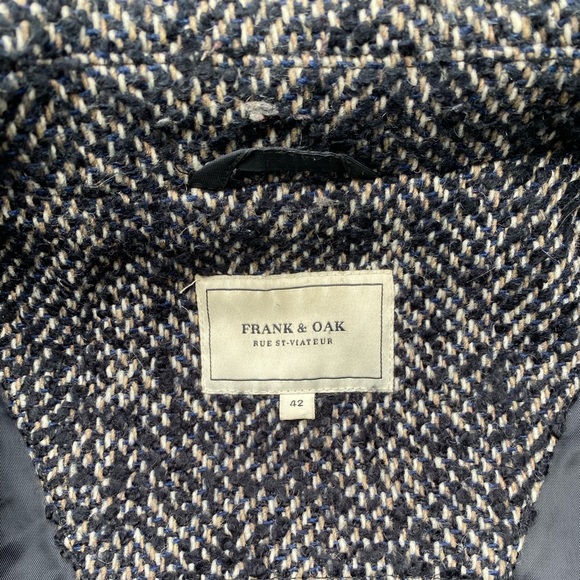 Frank & Oak rue St-Viateur fall/winter coat with button Size 42 Classic - Picture 9 of 10